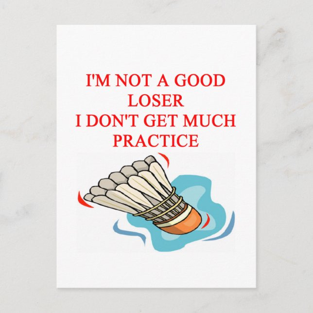 BADMINTON VYKORT (Framsida)