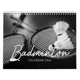 Badminton Wall Calendar Kalender