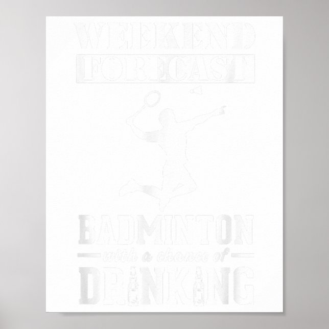 Badminton Weekend Forecast  Poster (Framsidan)