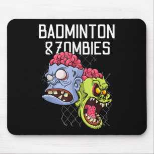 Badminton Zombie Roligt Sportspel Racketskolb Musmatta