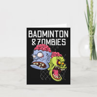 Badminton Zombies Roligt Sportspel Rackethjälp Shu