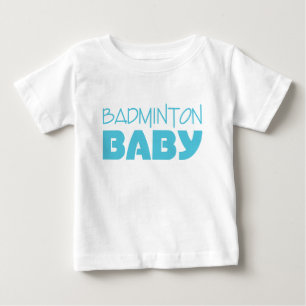 Badmintonbabybära (blått) t shirt