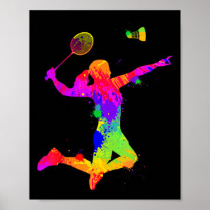 Badmintonboll, Badmintonspelare, Flickor, Kvinnor, Poster
