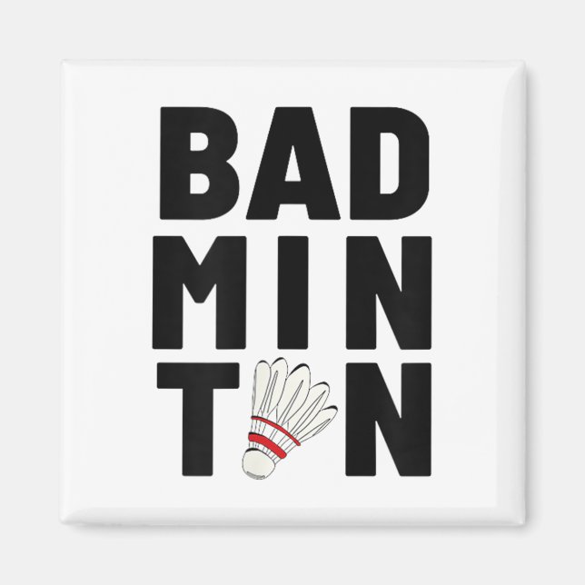 Badmintonboll  magnet (Framsidan)