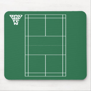 Badmintondomstol Mousepad Musmatta