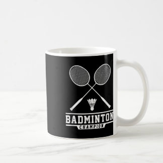 Badmintonmästare Badmintonspelare Badminton Sport Kaffemugg