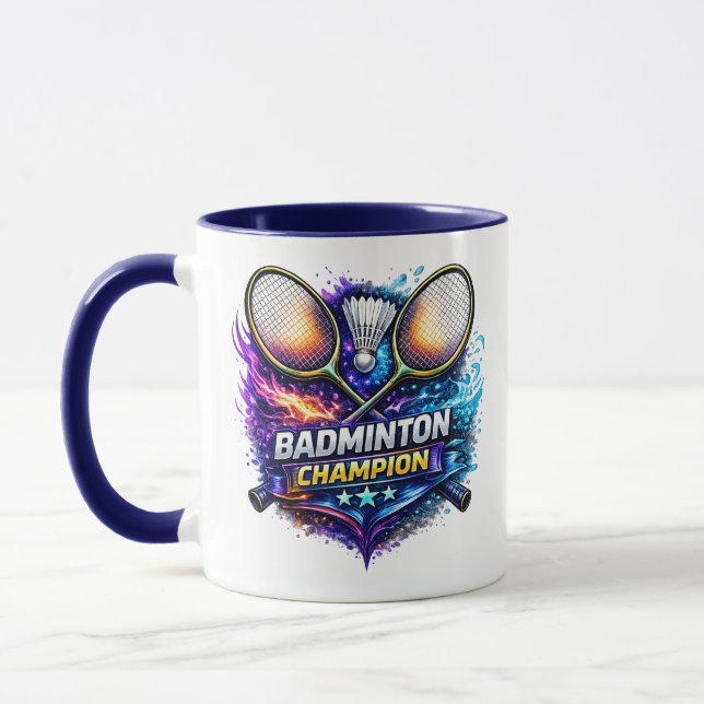 Badmintonmästare Färgrik Kombinations Kaffe kopp (Vänster)