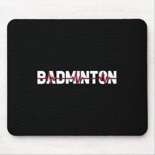 Badmintonplan Racket - Rackethjärt Ekg Musmatta