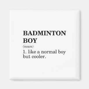 Badmintonpojke Substantiv Definition Badmintonboll Magnet
