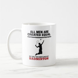Badmintonpresent till pappa tränare spelare kaffemugg