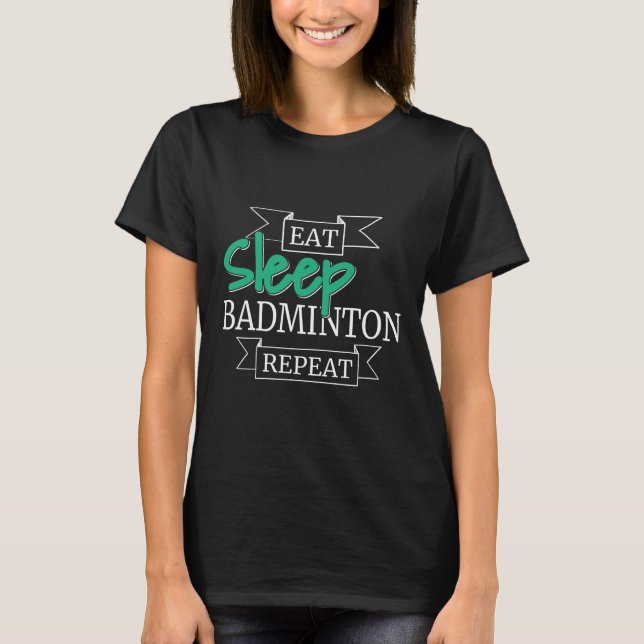 Badmintonpresenter T Shirt (Framsida)