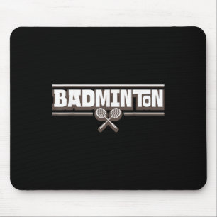 Badmintonracket - Rolig badmintonspelare Musmatta