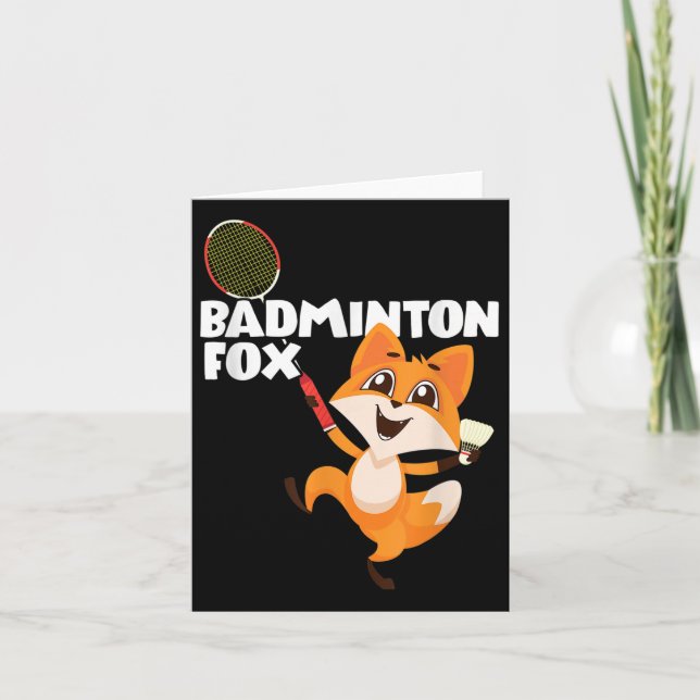 Badmintonräv  kort (Framsida)