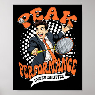Badmintons högsta prestanda varje gång poster
