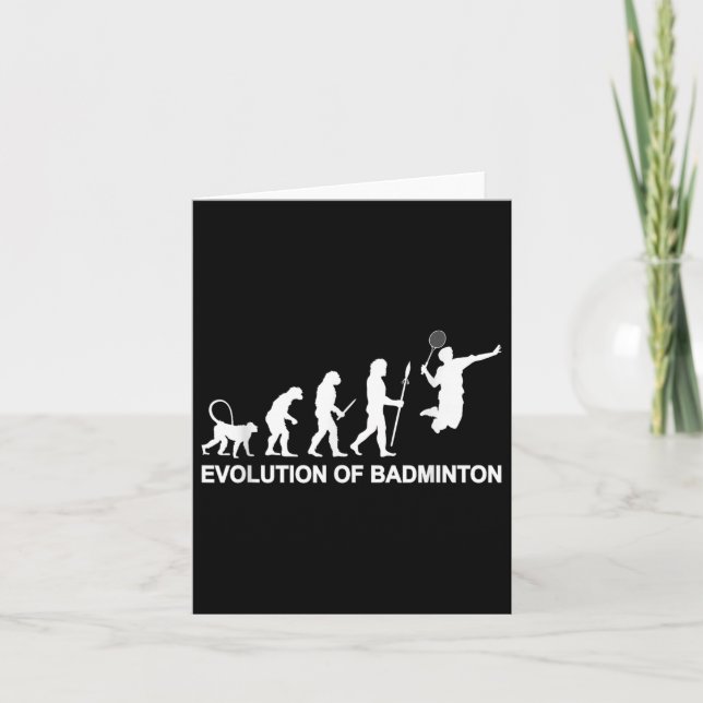 Badmintons utveckling kort (Framsida)