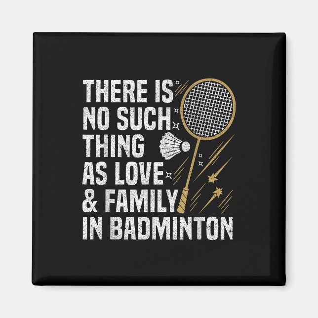 Badmintonspel Sådant Ding Shuttle Badmintonspelare Magnet (Framsidan)