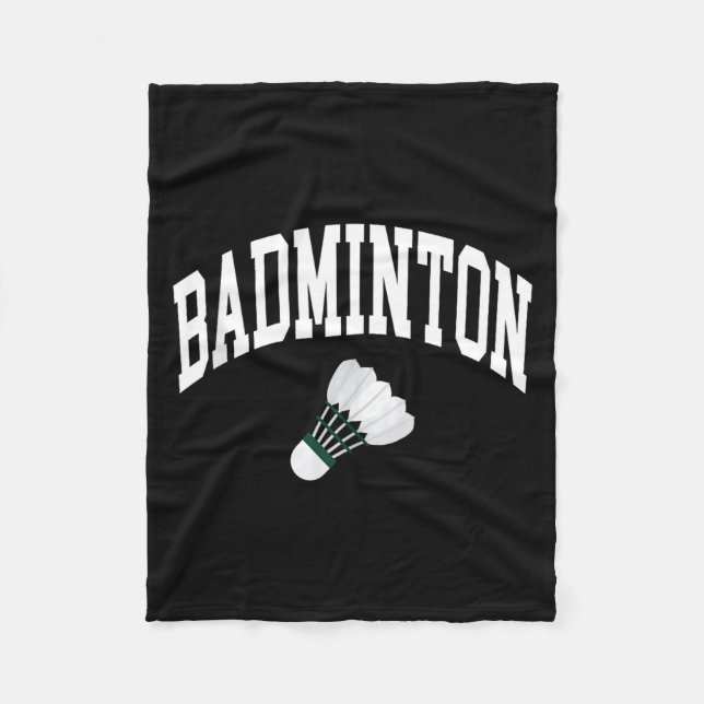 Badmintonspelare Badminton Graphic Tank Top  Fleecefilt (Framsidan)