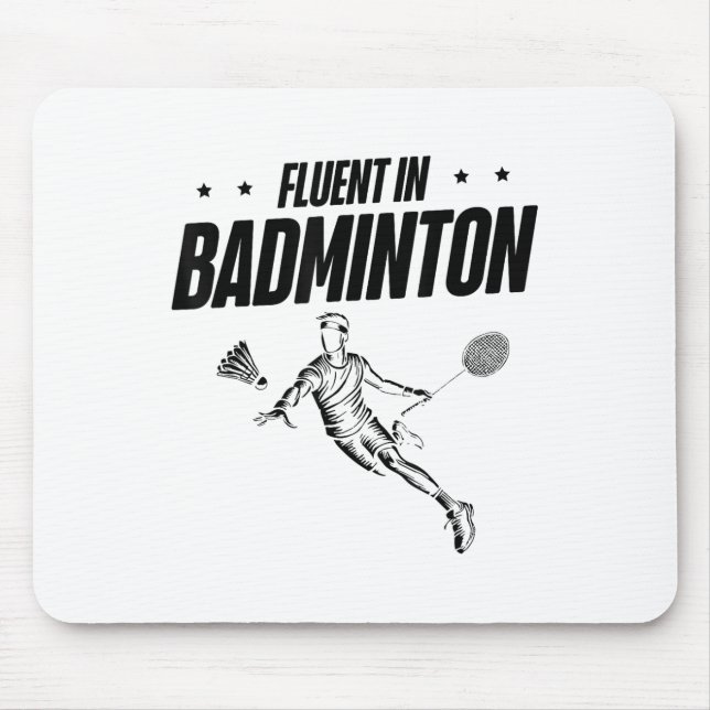 Badmintonspelare Badmintonboll  Musmatta (Framsidan)