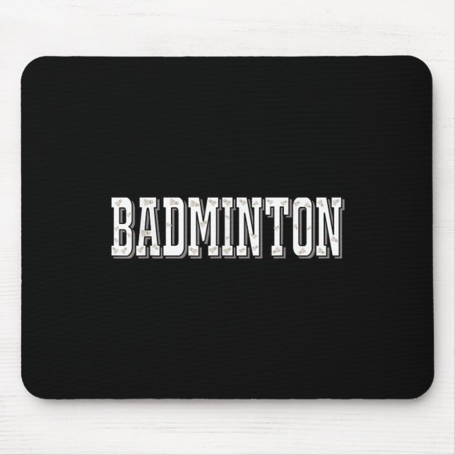 Badmintonspelare Birdie Shuttle Smash  Musmatta (Framsidan)