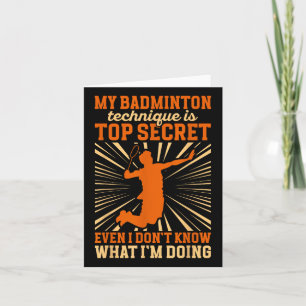 Badmintonspelare _ Min badmintonsteknik Kort