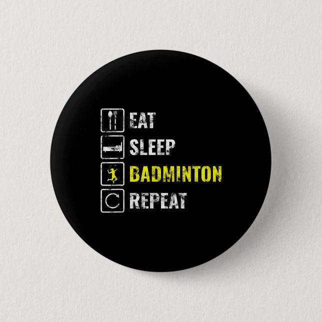 Badmintonspelare present  knapp (Framsida)