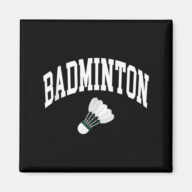 Badmintonspelare Shuttle Graphic Tank Top  Magnet (Framsidan)