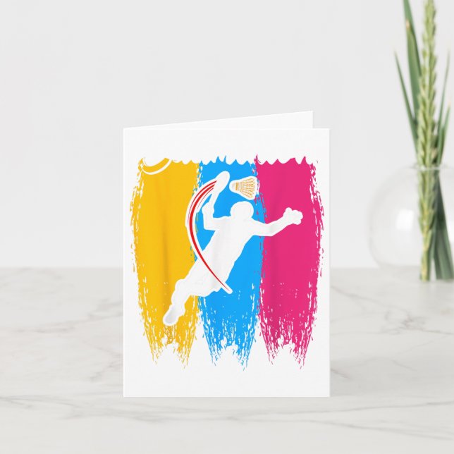 Badmintonspelare Shuttle Time Smash Rackets Beundr Kort (Framsida)