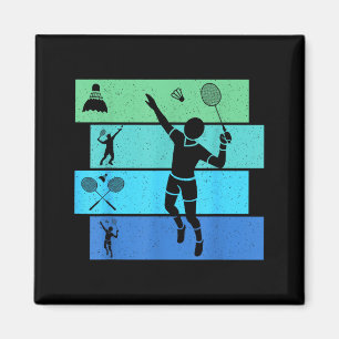 Badmintonspelare Spelare Tränare Fans Pojkar Man R Magnet