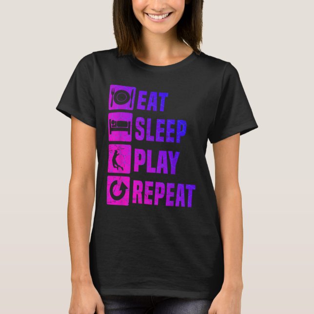 Badmintonspelare Squash Herr Badminton Shuttle T Shirt (Framsida)