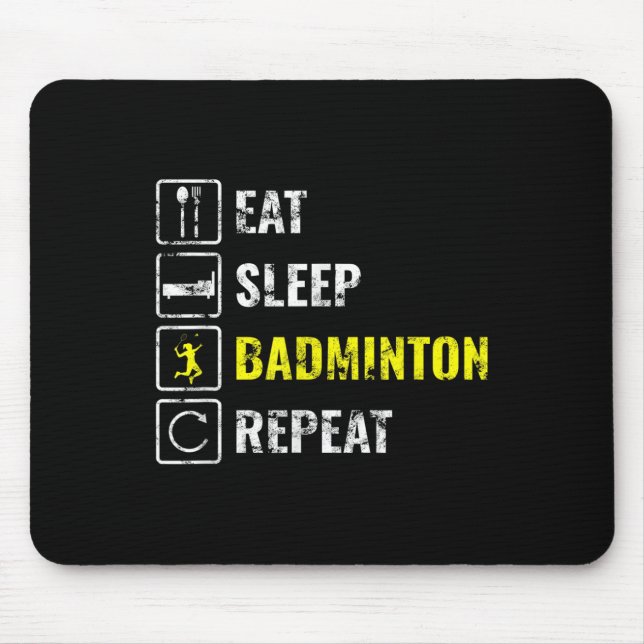 Badmintonspelarepresent Musmatta (Framsidan)