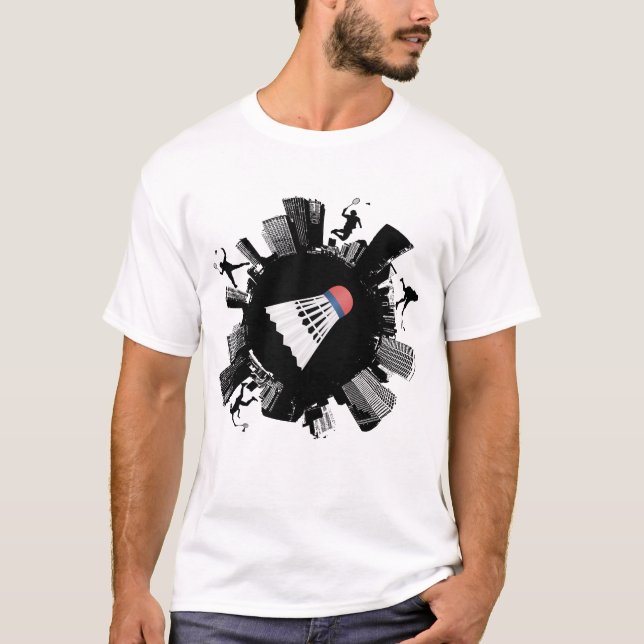Badmintonstad T Shirt (Framsida)