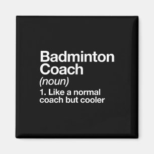 Badmintontränare Definition Sport Rollig Tränare I Magnet