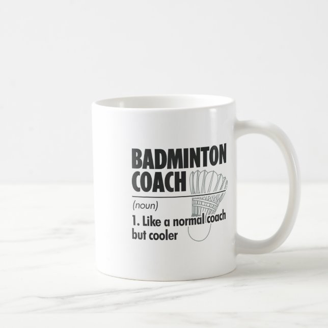 Badmintontränare Substantiv Definition Badminton S Kaffemugg (Höger)