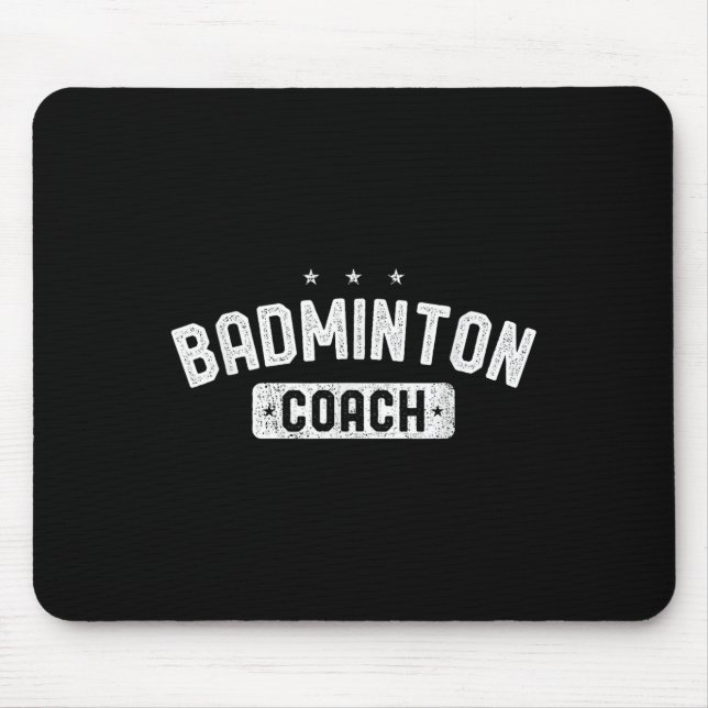 Badmintontränare Vintage badminton  Musmatta (Framsidan)