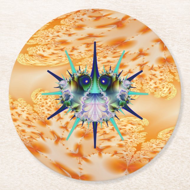 Badna Kryp Underlägg Papper Rund (Framsidan)