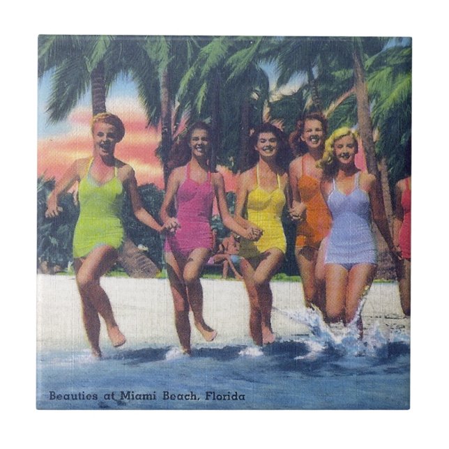 BADNINGSKÖNHETAR KAKELPLATTA (Framsidan)