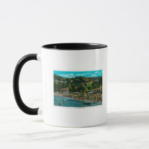 Badningstranden på Avalon, Catalina ö Mugg