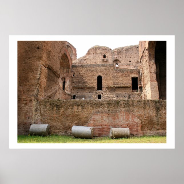 Badplatser i Caracalla Poster (Framsidan)