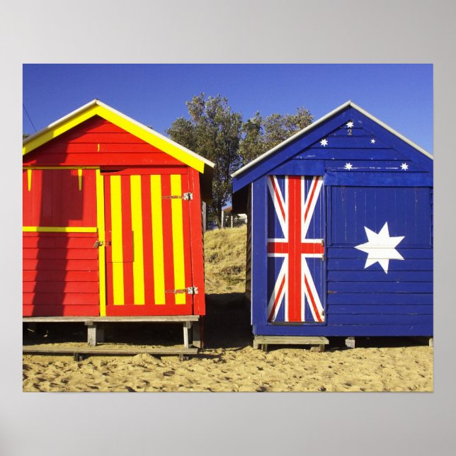 Badplatser, Middle Brighton Beach, Port 2 Poster (Framsidan)