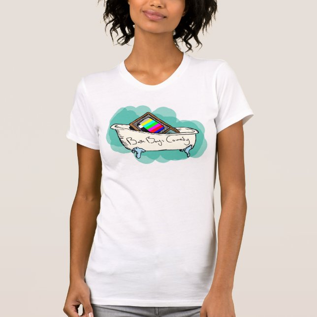 Badpojkeflickor T Tee Shirt (Framsida)