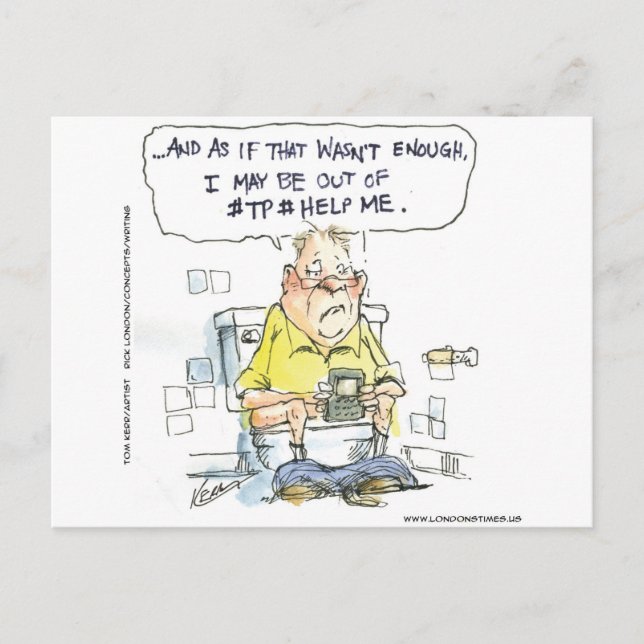 Badrum Inte För Sociala Nätverk Roliga T-shirts &  Vykort (Framsida)