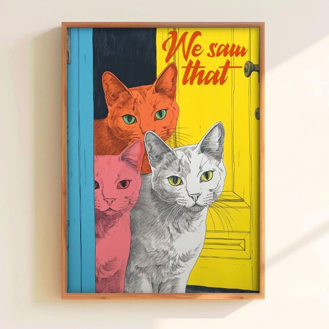 Badrum Katt Tryck Badrum Väggkonst Utskriftbar Rol (Skapare uppladdad)