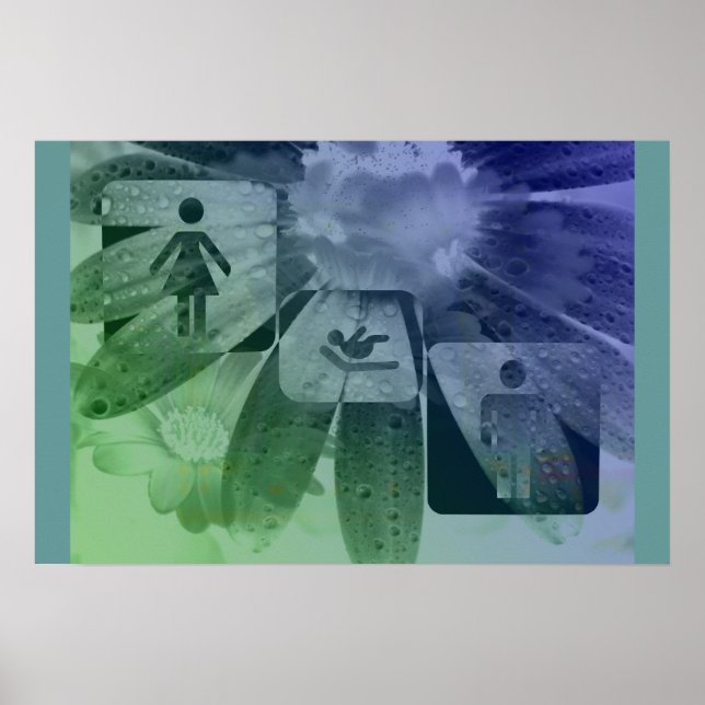 Badrumskonst Poster (Framsidan)