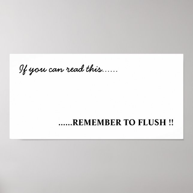 Badrumskonst Poster (Framsidan)