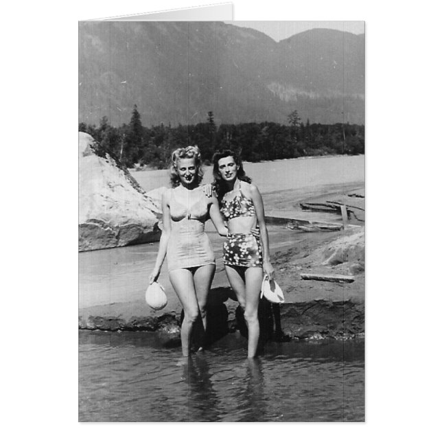 badskönhet hälsningskort (Framsidan)