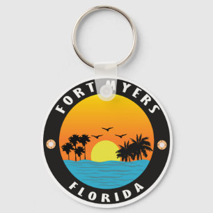Badstranden Florida-fort myers Nyckelring