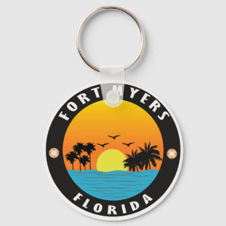 Badstranden Florida-fort myers Nyckelring