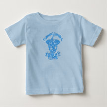 Badtids Elefant Barn T-Shirt – Söt stänking E