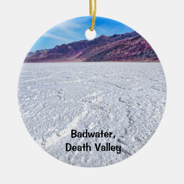 Badwater Julgransprydnad Keramik (Framsidan)