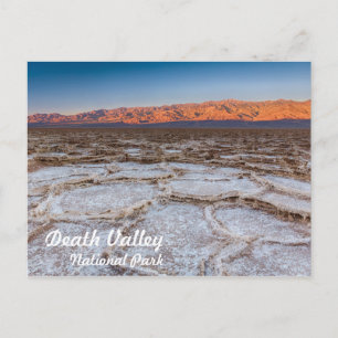 Badwater Salt Flat sunrise i Dödsdalen Vykort
